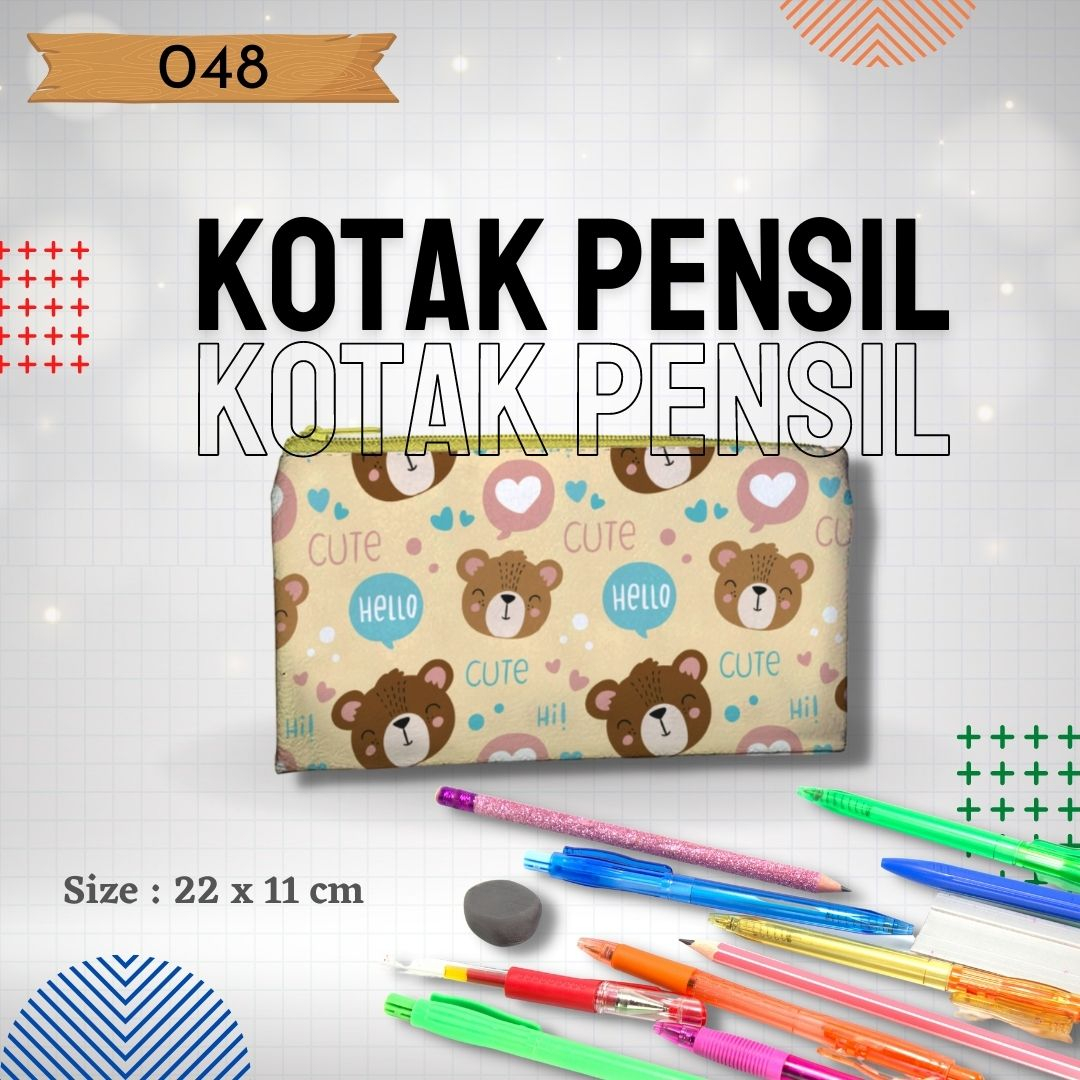 

Tempat Pensil, Kotak Pensil 048 gambar TUPAI,SCUITB,BAJING, Serbaguna Murah Dan Kualitas Terjamin.