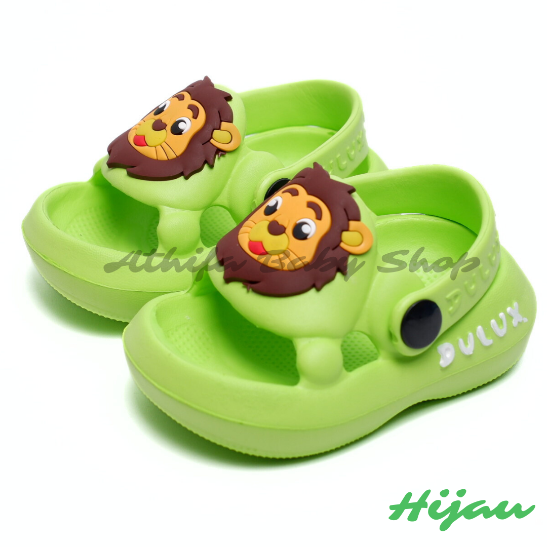 Sepatu Sandal Anak Laki Bayi Balita Usia 6 7 8 9 10 11 Bulan 1 2 3 Tahun Sendal Gunung Karakter Lion Baby Lelaki Cowok Spon Prewalker Phylon Ringan -372E-