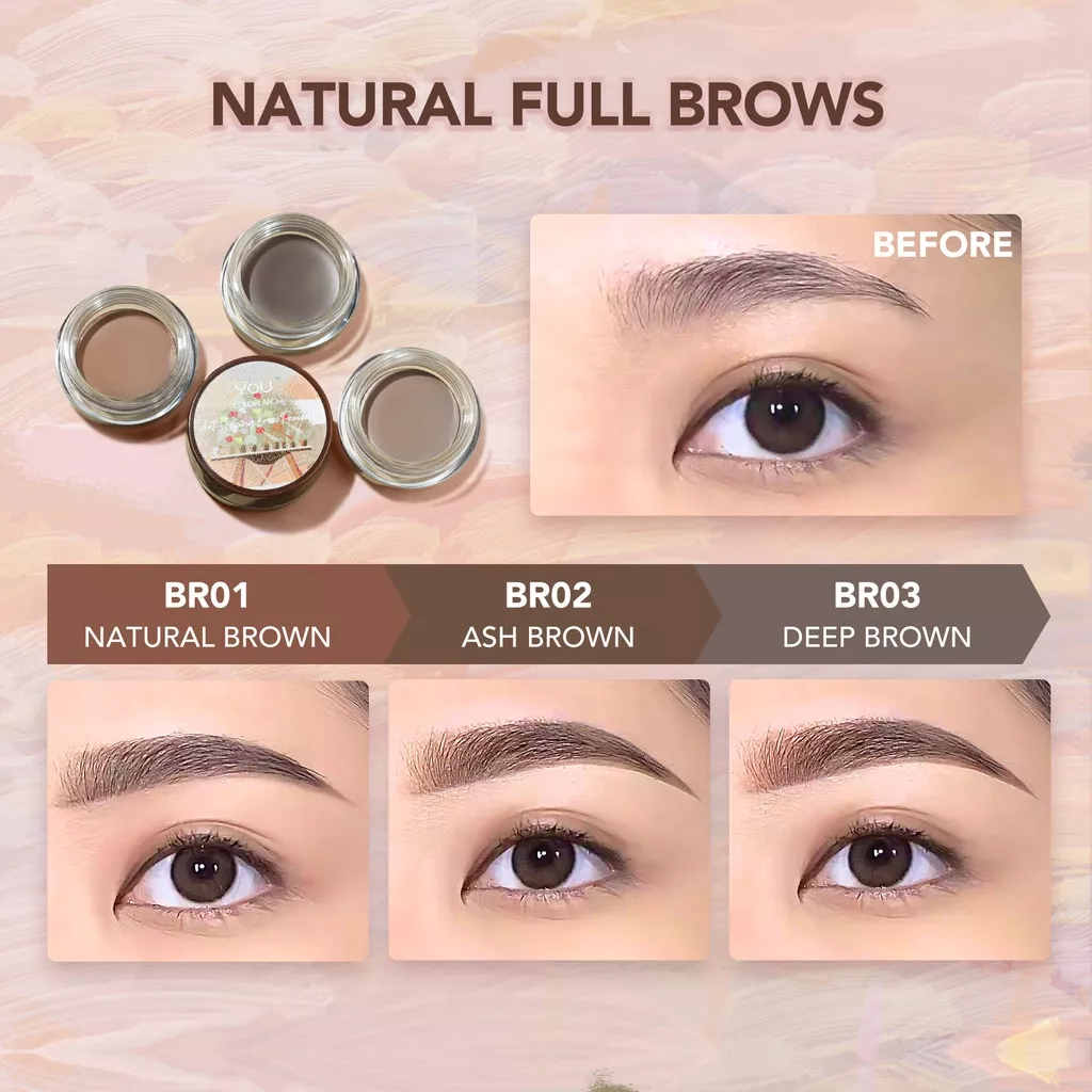 YOU Colorland Art Shaping Brow Pomade - Eyebrow Gel Pomade Cream