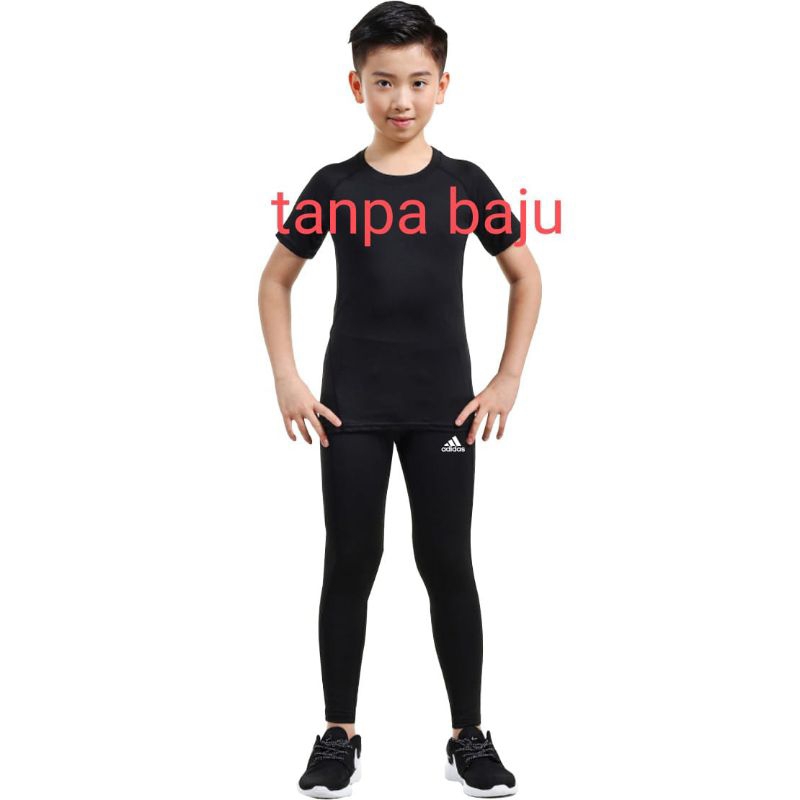 Celana panjang olahraga baselayer anak kids - Legging olahraga anak laki laki dan perempuan - Celana sport anak