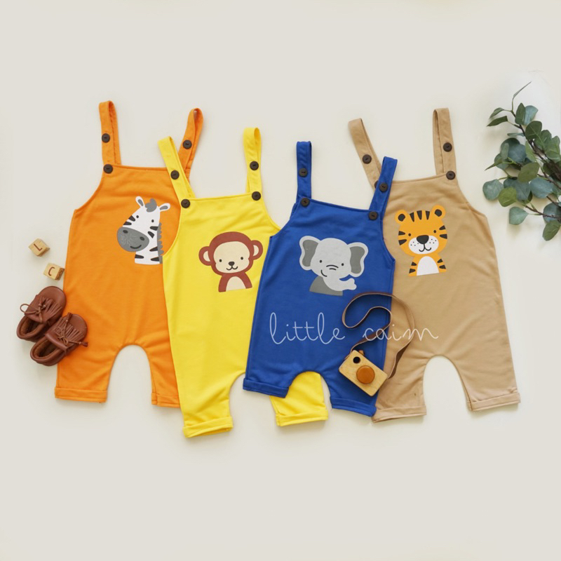 LITTLECAIM - ANIMAL JUMPSUIT | overall anak