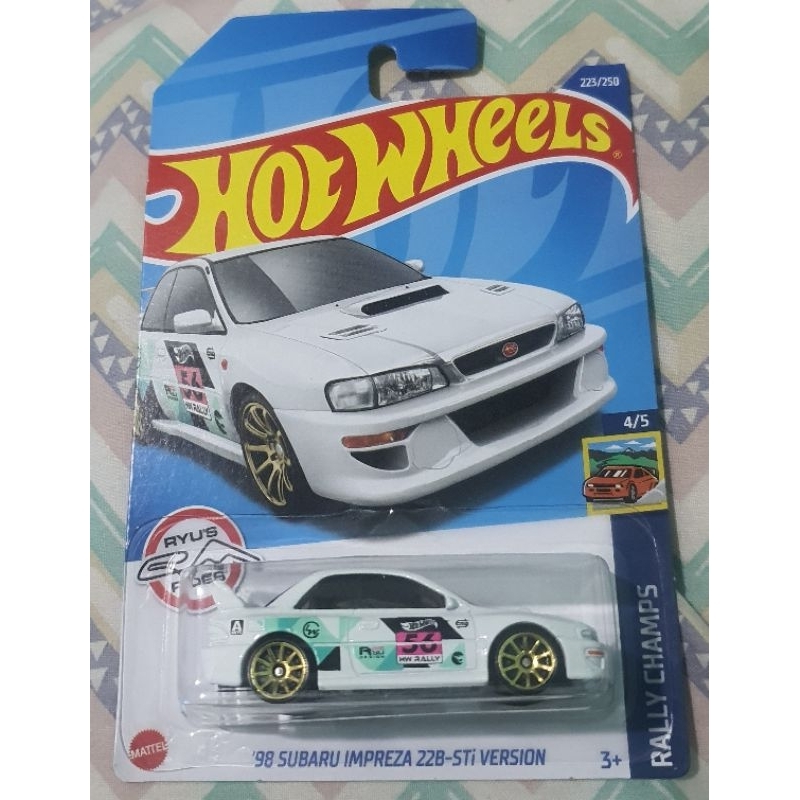 hot wheels subaru impreza 22b sti version
