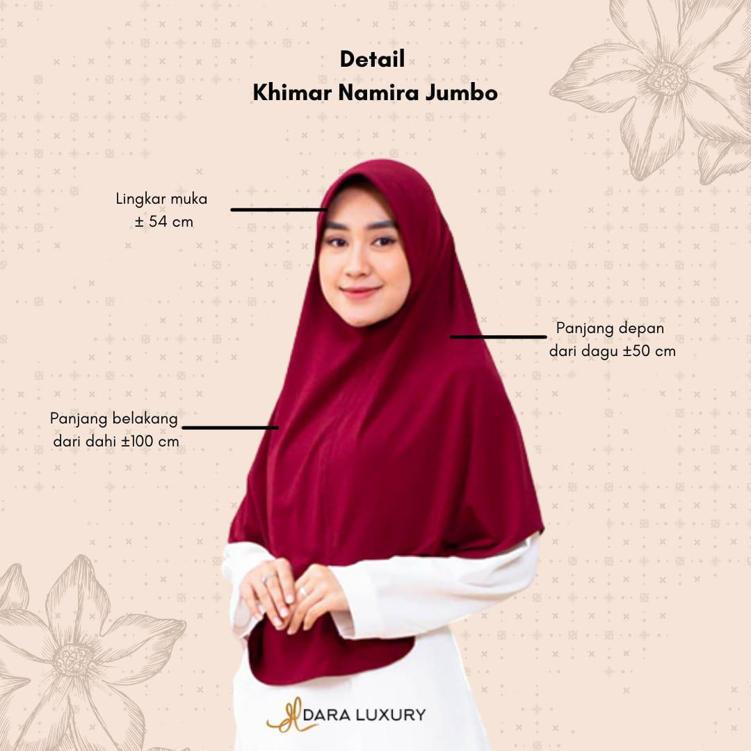 Dara Luxury | Namira Jumbo | Khimar Jumbo Instan Jersey Premium