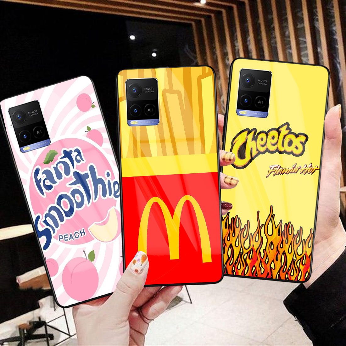 Softcase Glass Kaca [SF112] Vivo Y21 / Y21S / Y12 / Y15 / Y12S / Y22 2022 Terbaru Casing Handphone-P