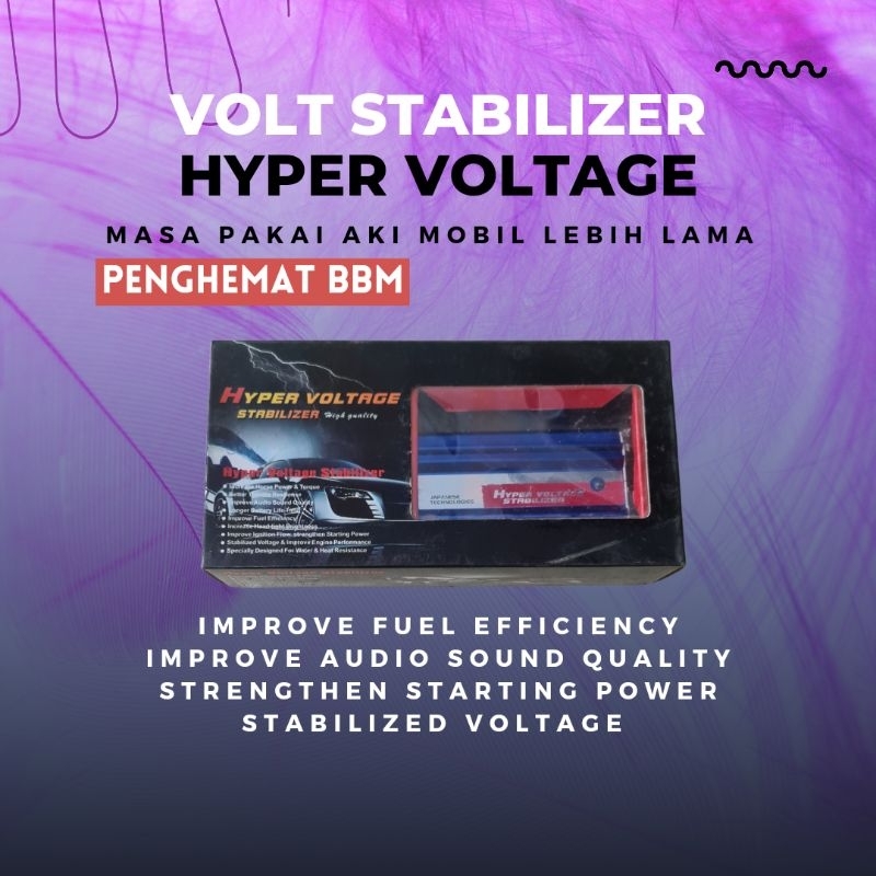 Hyper Voltage Volt Stabilizer Stabil Aki Mobil