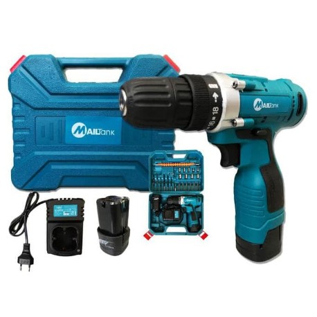 Bor Mailtank Sh191 Mesin Bor Baterai Cordless Drill 12V bor Cordless
