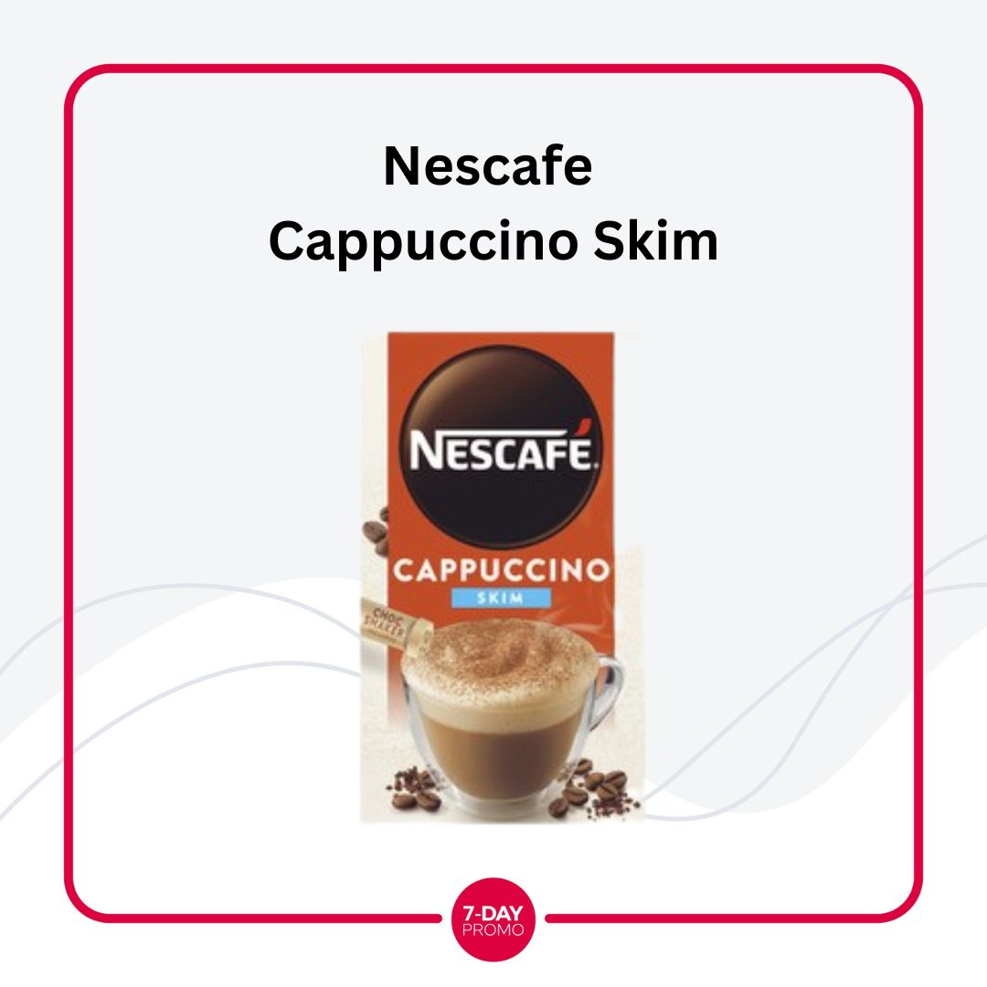 Nescafe Skim Cappuccino Coffee 10 Sachets