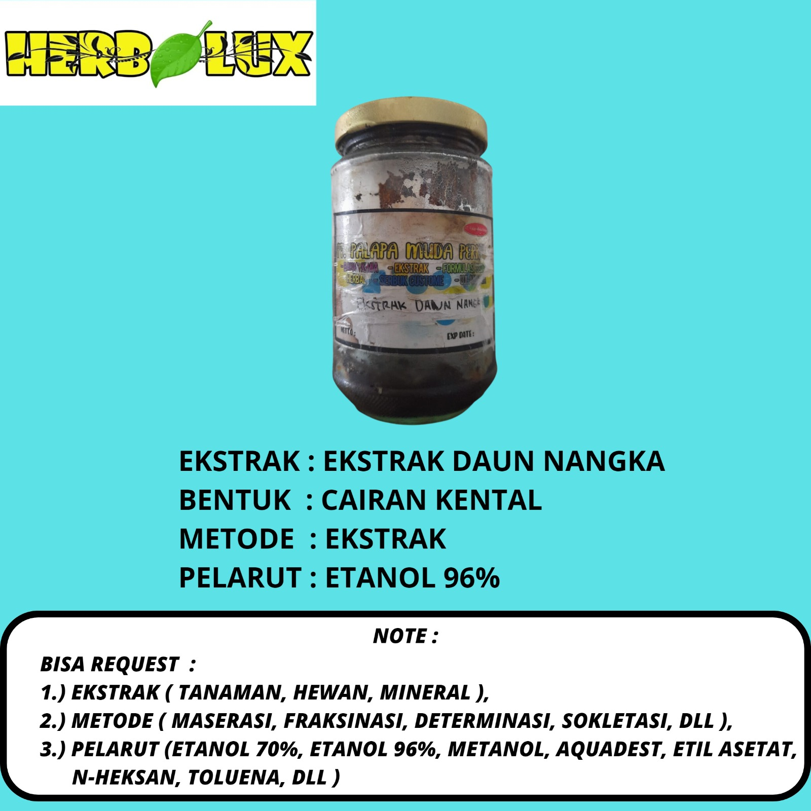 EKSTRAK DAUN NANGKA 5 GRAM DAN 10 GRAM BEST QUALITY HERBALUX