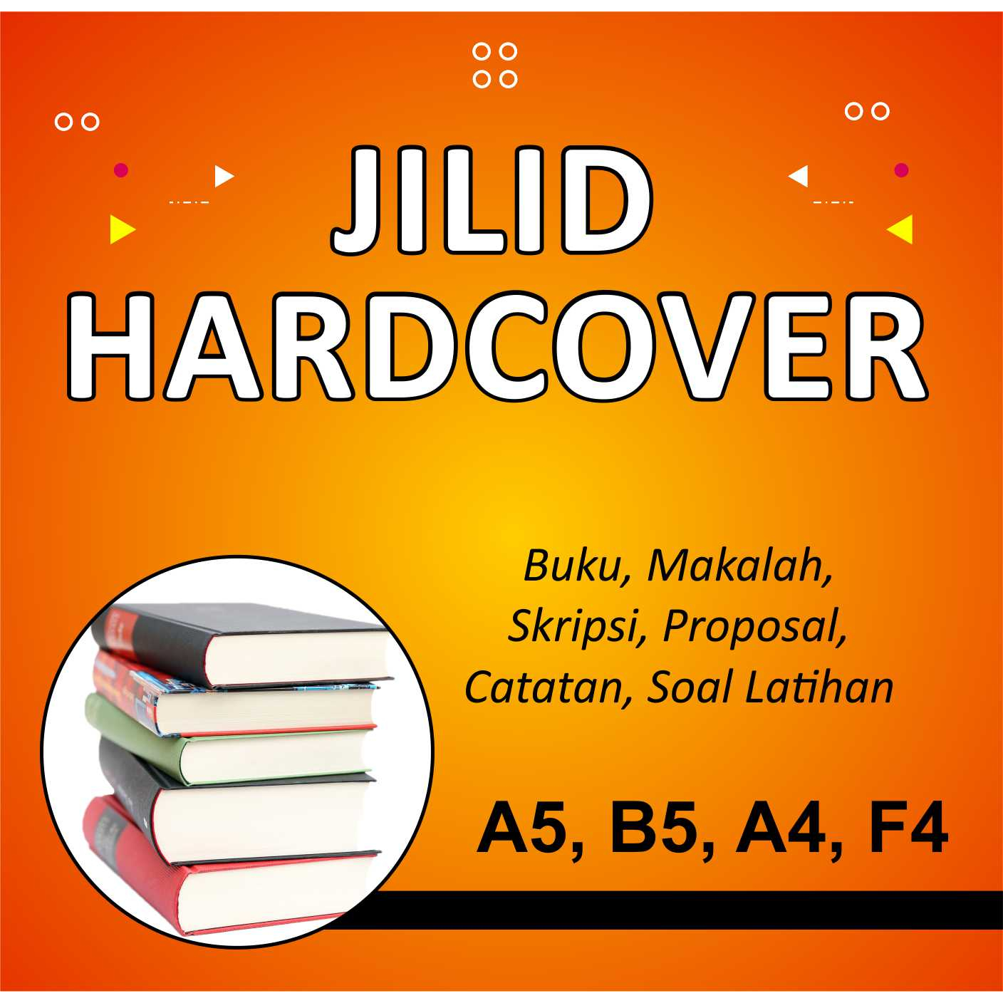 Jilid Hardcover/Softover Skripsi / Buku Catatan / Novel DLL