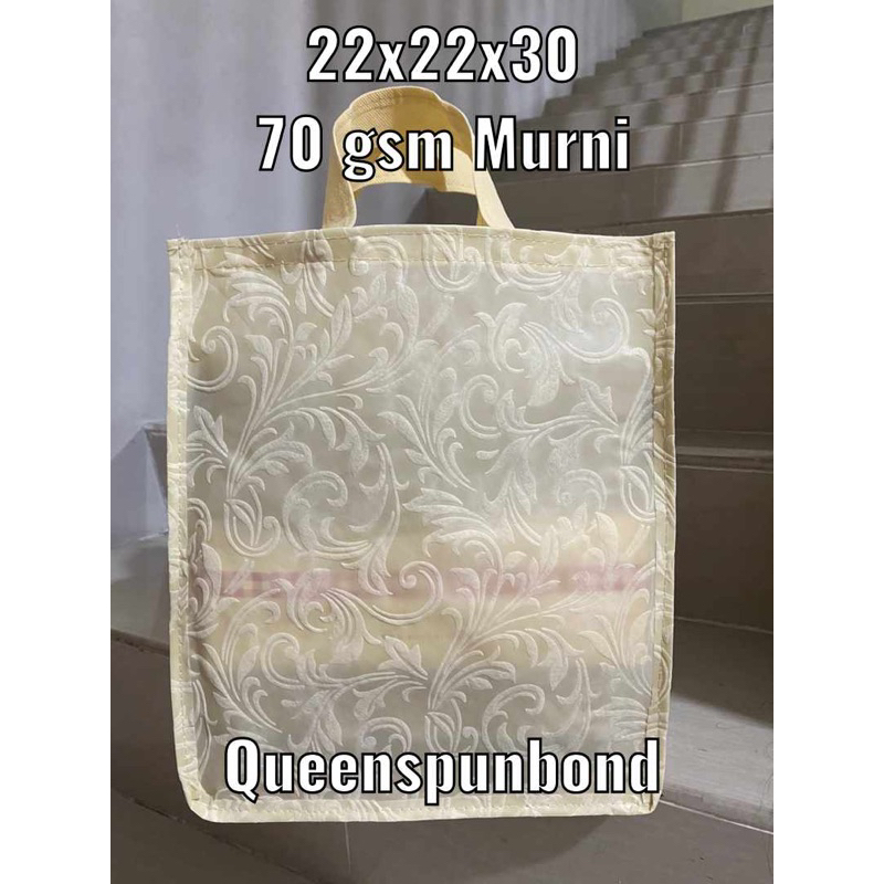 HARGA LUSIN ISI 12 BIJI-TAS HAJATAN EMBOS BOX NASI TEBAL 70 GSM ASLI BERTEKSTUR TIMBUL &gt; PREMIUM 22x22x30 pxlxt