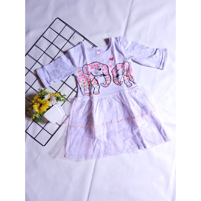 HOUSE OF SYAMIL - Dress Anak Perempuan Bayi | Dress Tutu Putih