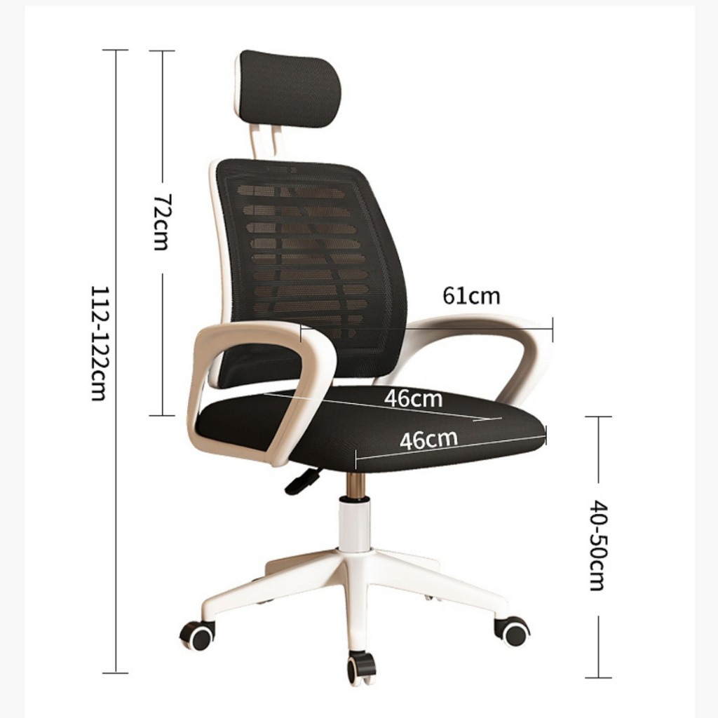 BGY-2 Office Chair / Kursi Kantor / Kursi Kerja Jaring dengan Senderan Kepala Sangat Nyaman laris_unik