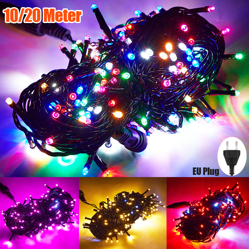 Anbolt Lampu Hias Ramadhan 10 / 20 Meter Lampu Kelap Kelip Lampu Tumblr Rainbow Lampu Outdoor Waterp