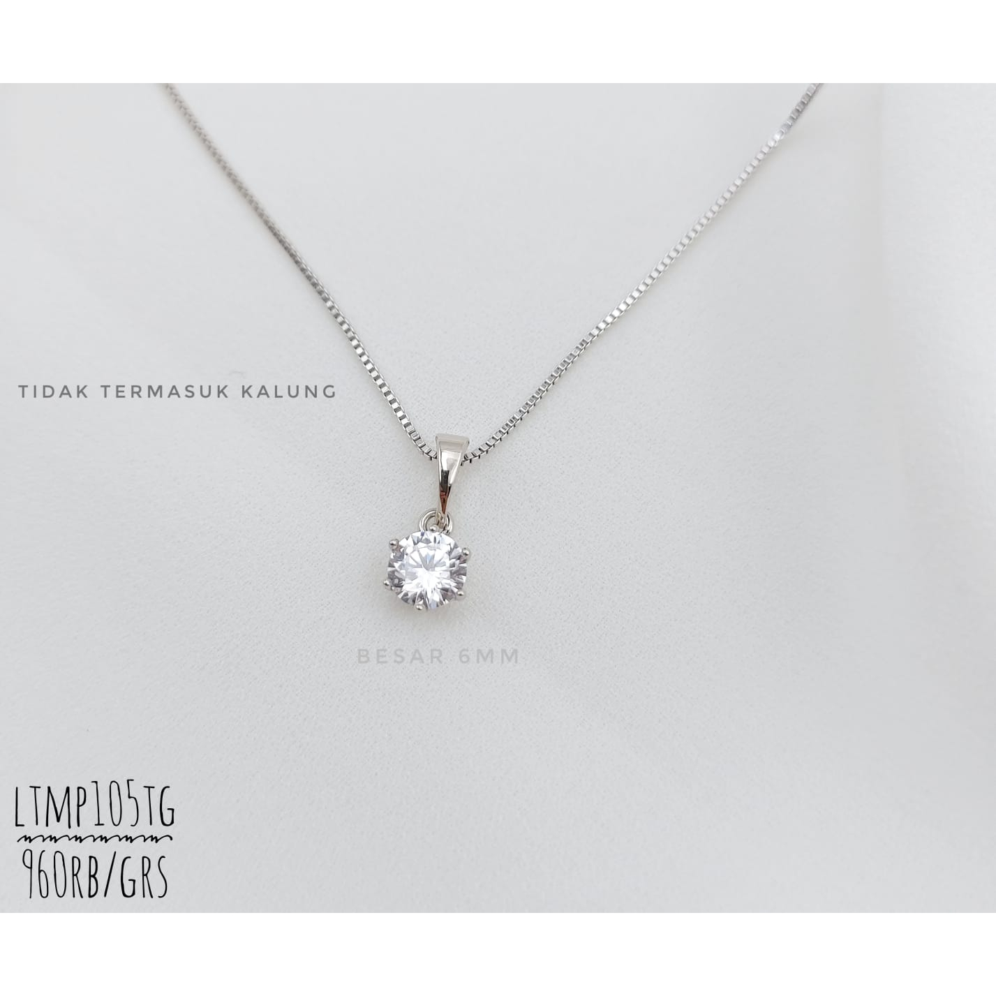 Xuping Liontin Silver Mt Satu 105Tg