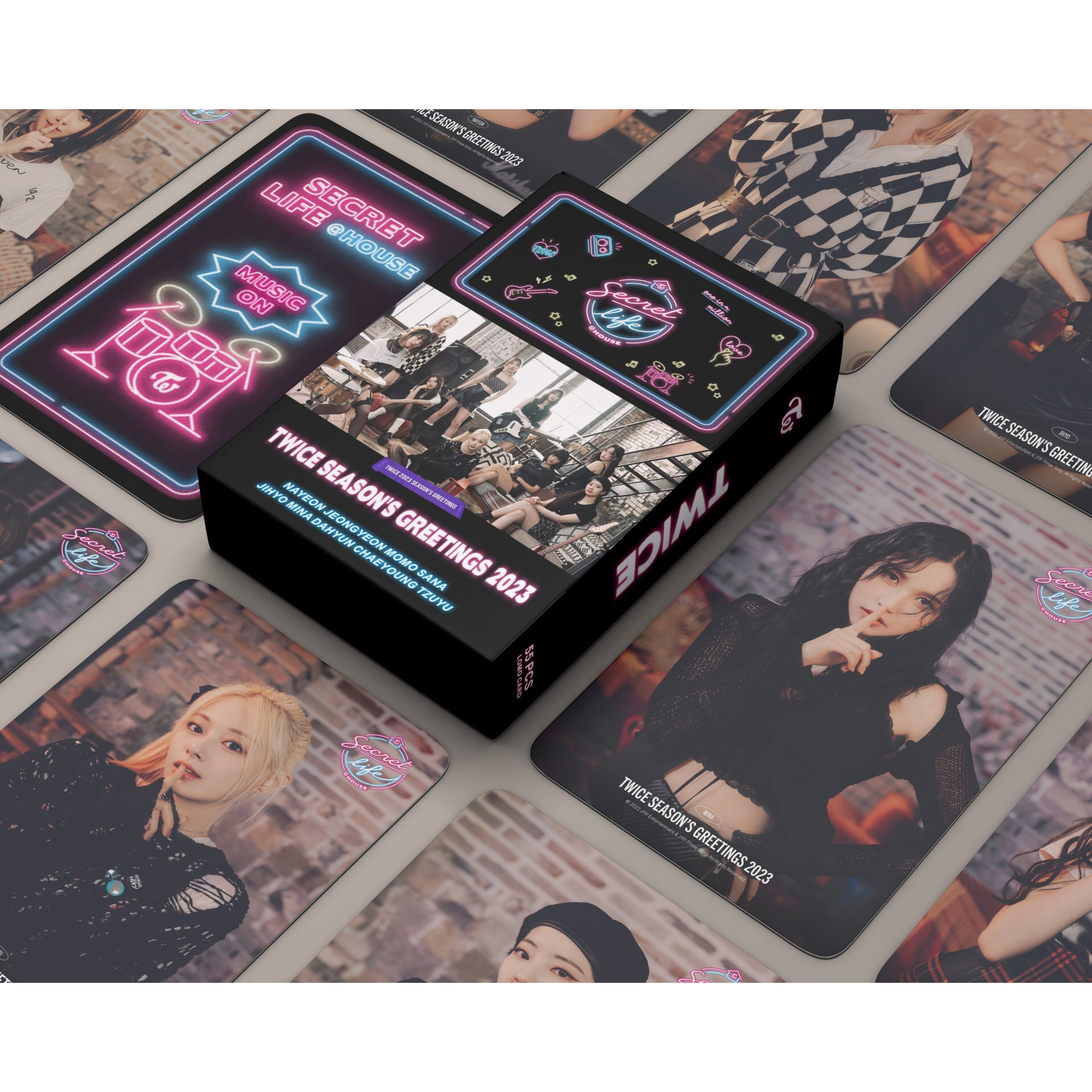 [kstuffind] TWICE SEASON'S GREETINGS 2023 PHOTOCARD LOMO CARD PHOTO KARTU FOTO PC TWICE ONCE MURAH 54PCS PCS 54