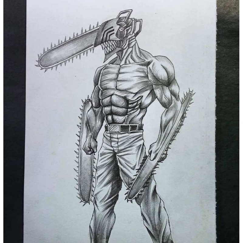 Gambar anime pensil