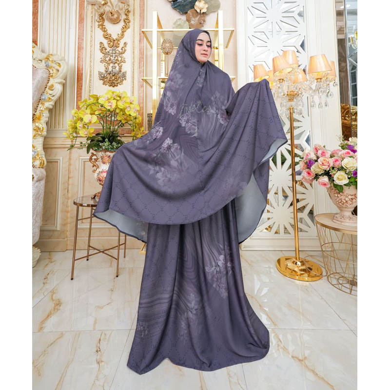 Ready stock mukena silk premium by d’mecca