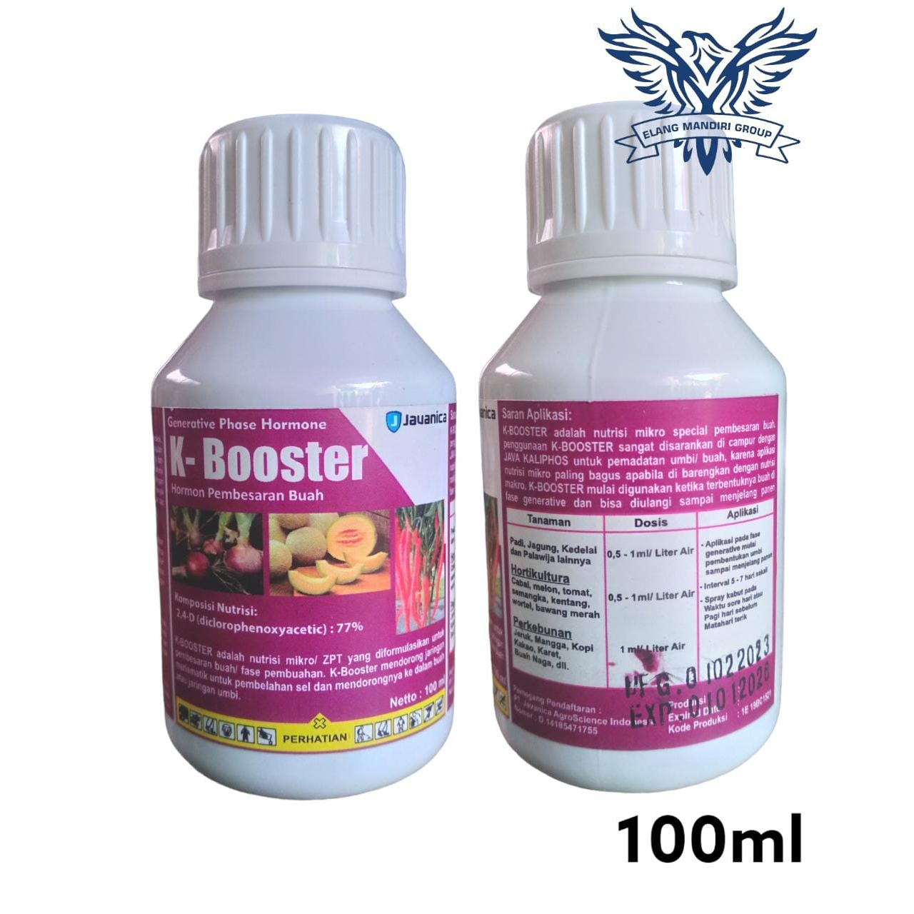 Pupuk K-Booster 100ml Hormon Pembesaran Buah Javanica