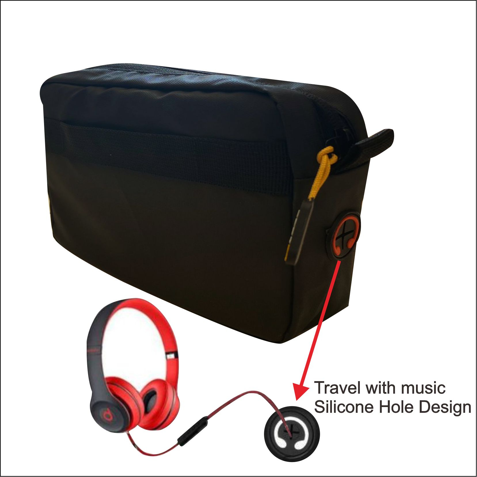 Tas Selempang PEGE Javer Bahan Waterproof Anti Air Slingbag 2in1 Bisa Untuk Slempang Dan Pouch - PG 8962