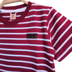 Kaos Distro Anak Laki Laki,Kaos Stripes Anak Premium,Usia 1-12 Tahun,Bahan Katun Combed 30s