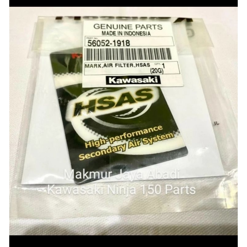 Stiker Hsas Super kips Ninja Rr ss R 150 Original