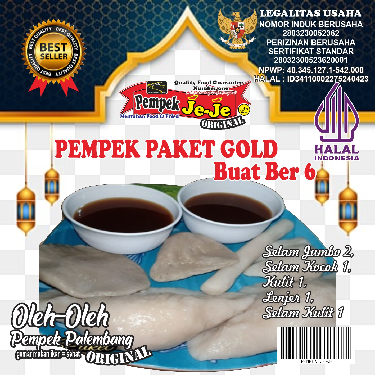 

PEMPEK PAKET GOLD Buat Ber 6 (Siyap Kirim Seluruh Indonesia)