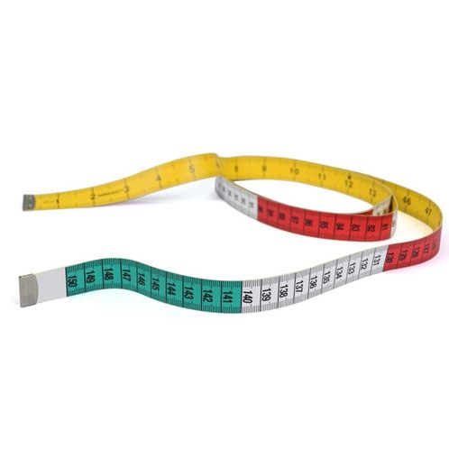 59208 Measure Tape 'German Quality' Meteran Bahan Rainbow Colourfull