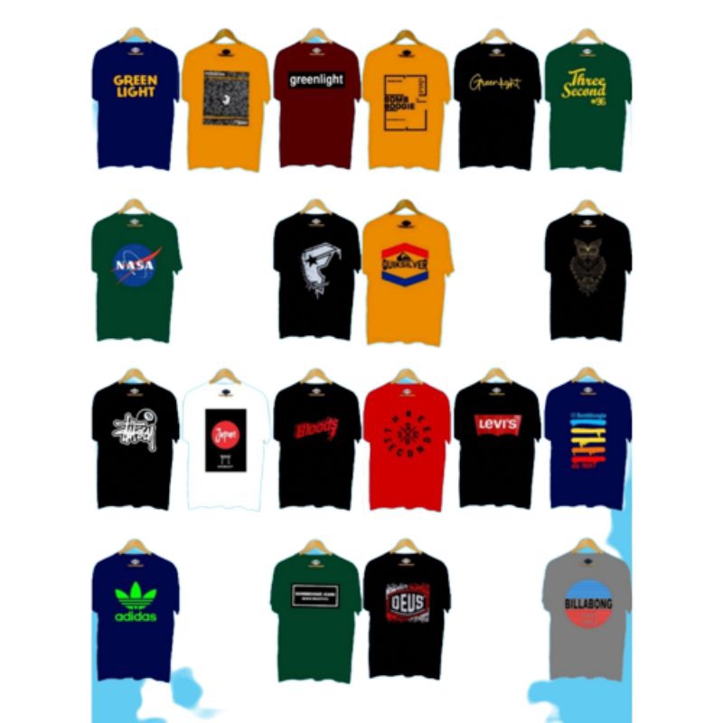 KAOS MOTIF DISTRO TERMURAH/KAOS MURAH/KAOS KEREN/KAOS MOTIF/KAOS KONVEKSI