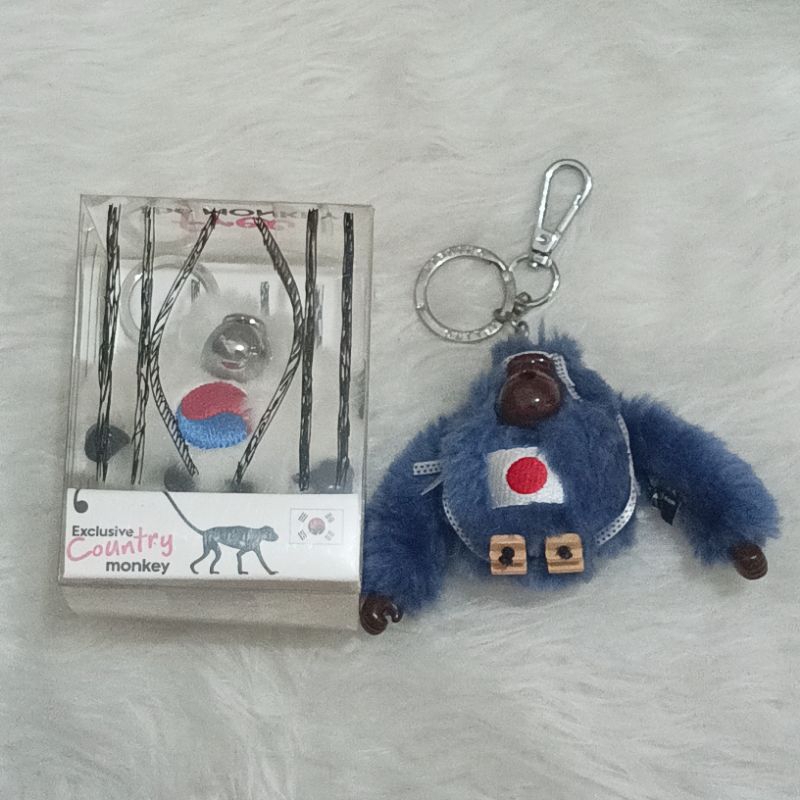 PRELOVED Original Kipling Exclusive Country Monkey Gantungan Tas Monyet Asli Kipling Negara Korea da