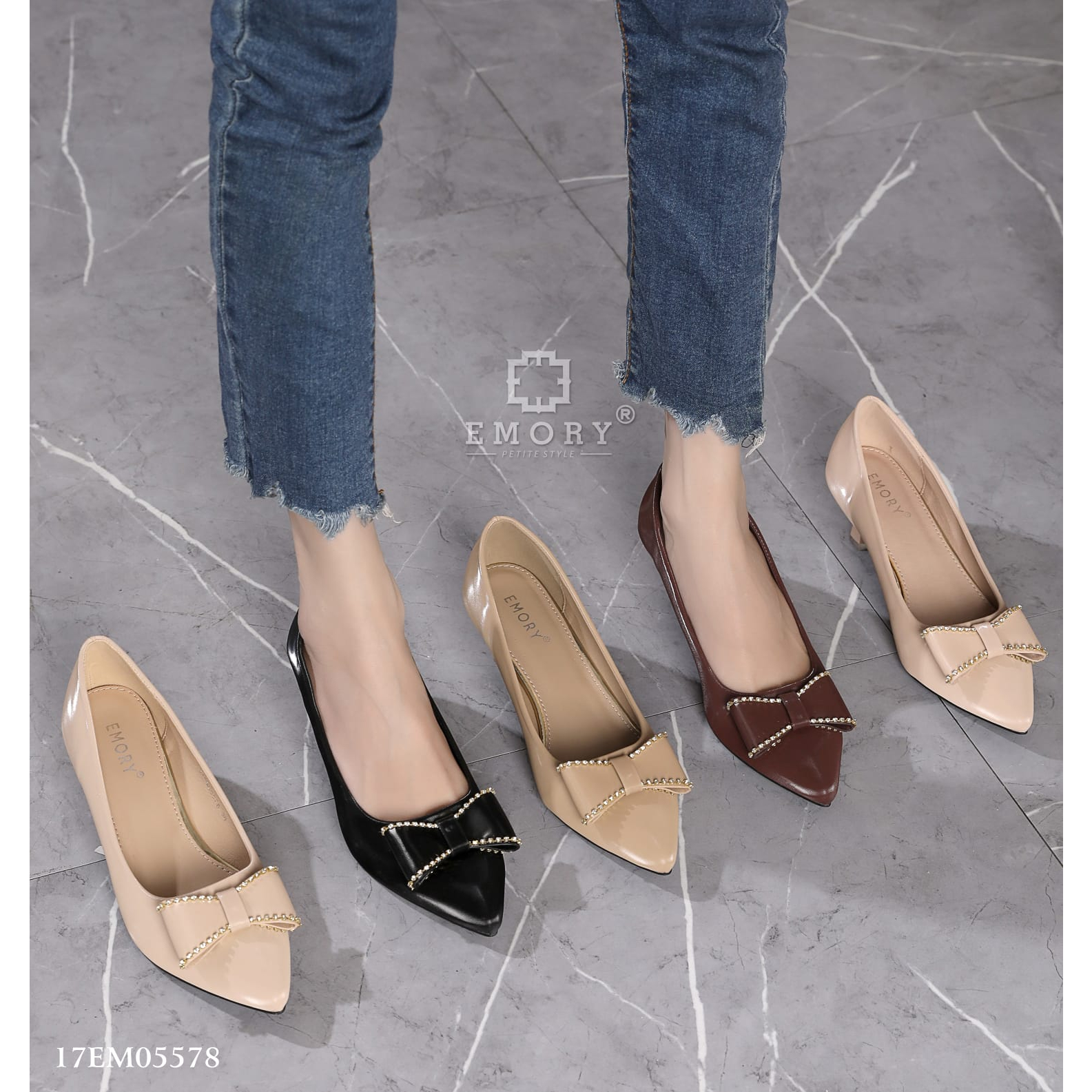 SEPATU HAK WANITA EMORYSTYLE   Adaryn 17EMO 5578 MB