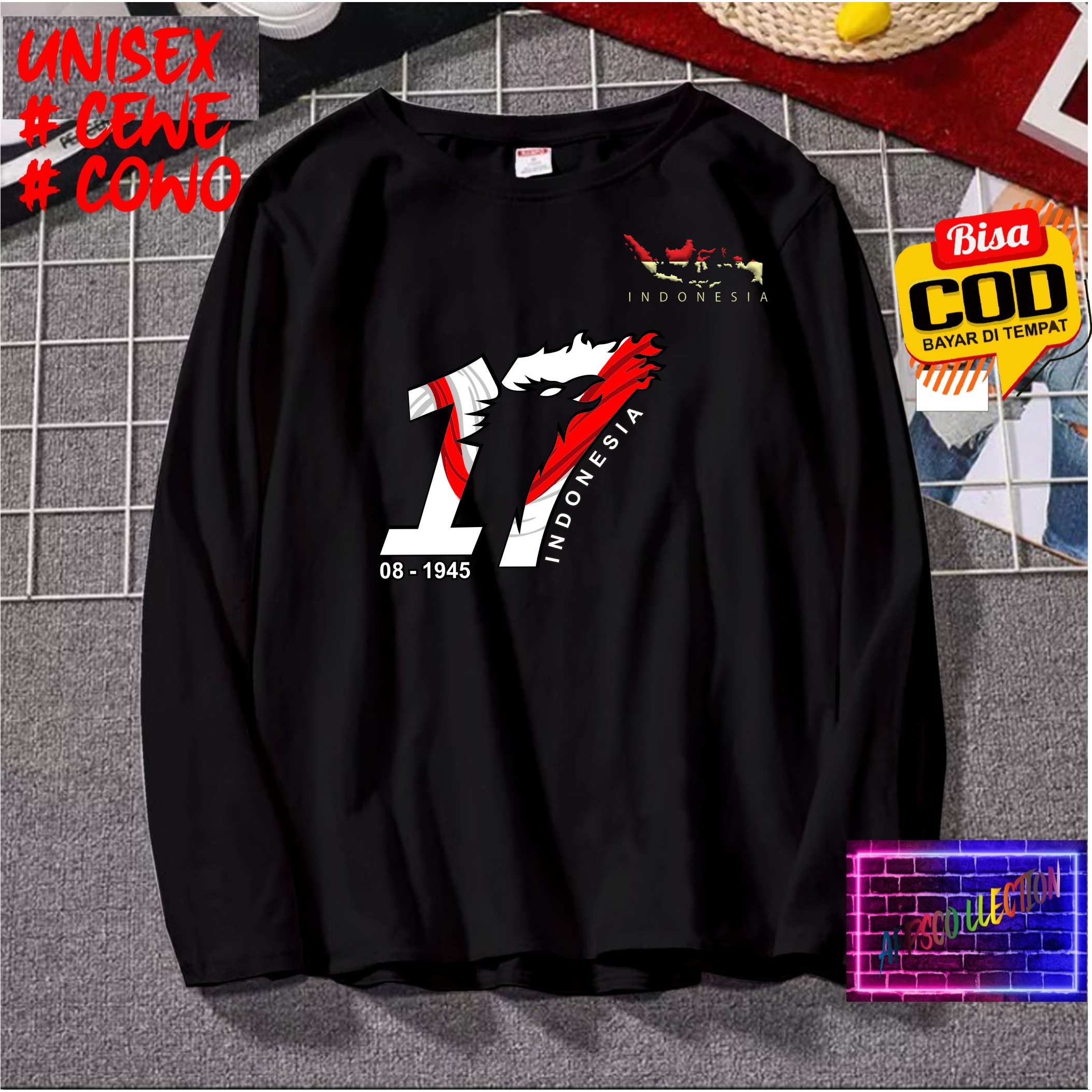 Beli 10 Pc Gratis 1 Pc Hut RI 78 Kaos Terlaris 17 Agustus 1945 78 Kemerdekaan Indonesia Kaos Merah Putih Hitam Kaos Cewek Cowok x9