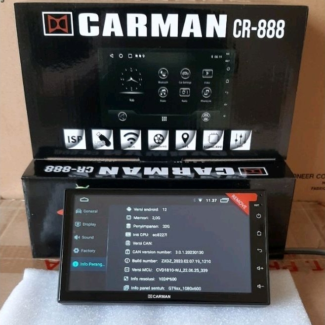 Head Unit Android 7 inch RAM 2/32GB CARMAN INTELIGENT