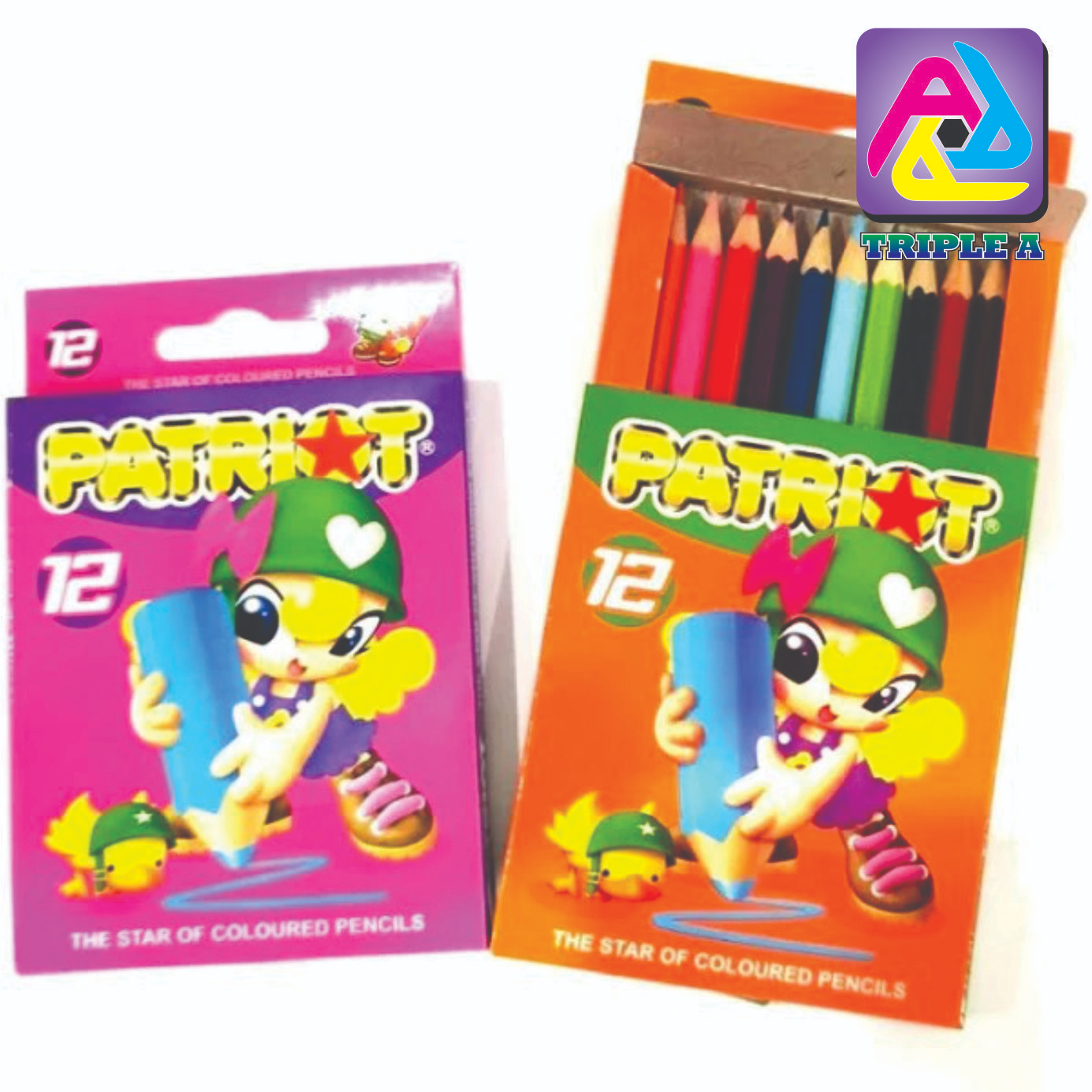 

pensil warna patriot pendek