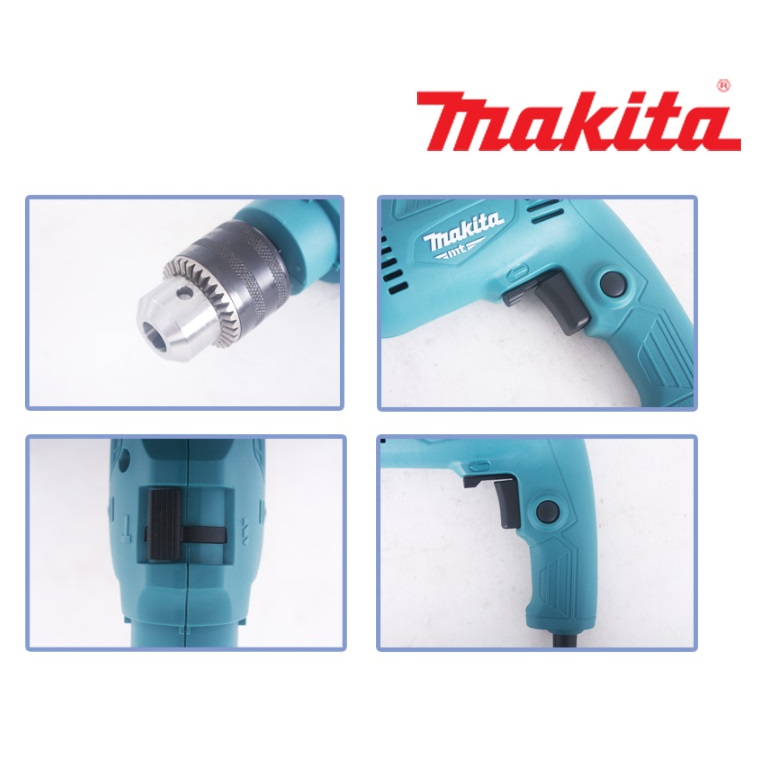 Makita M0801B Bor Tangan 16 Mm Mesin Bor Beton Besi 16mm / Electric Impact Drill 16 mm Bor Tembok Beton Kayu Besi Listrik