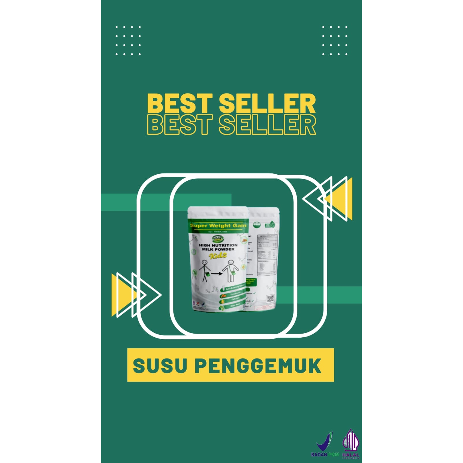 

Weight-G Susu Penggemuk Anak Ampuh 100% Halal Dan Tentu Sudah BPOM
