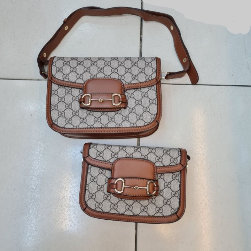 Tas wanita import GG horsebit import