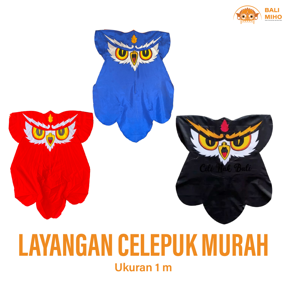 Layangan Celepuk Murah Motif Simple Layangan Burung Hantu Layangan Owl Layang Layang Burung Hantu La