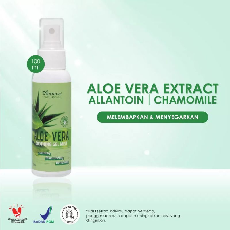 Autumn Aloe Vera Soothing Gel Mist 100ml