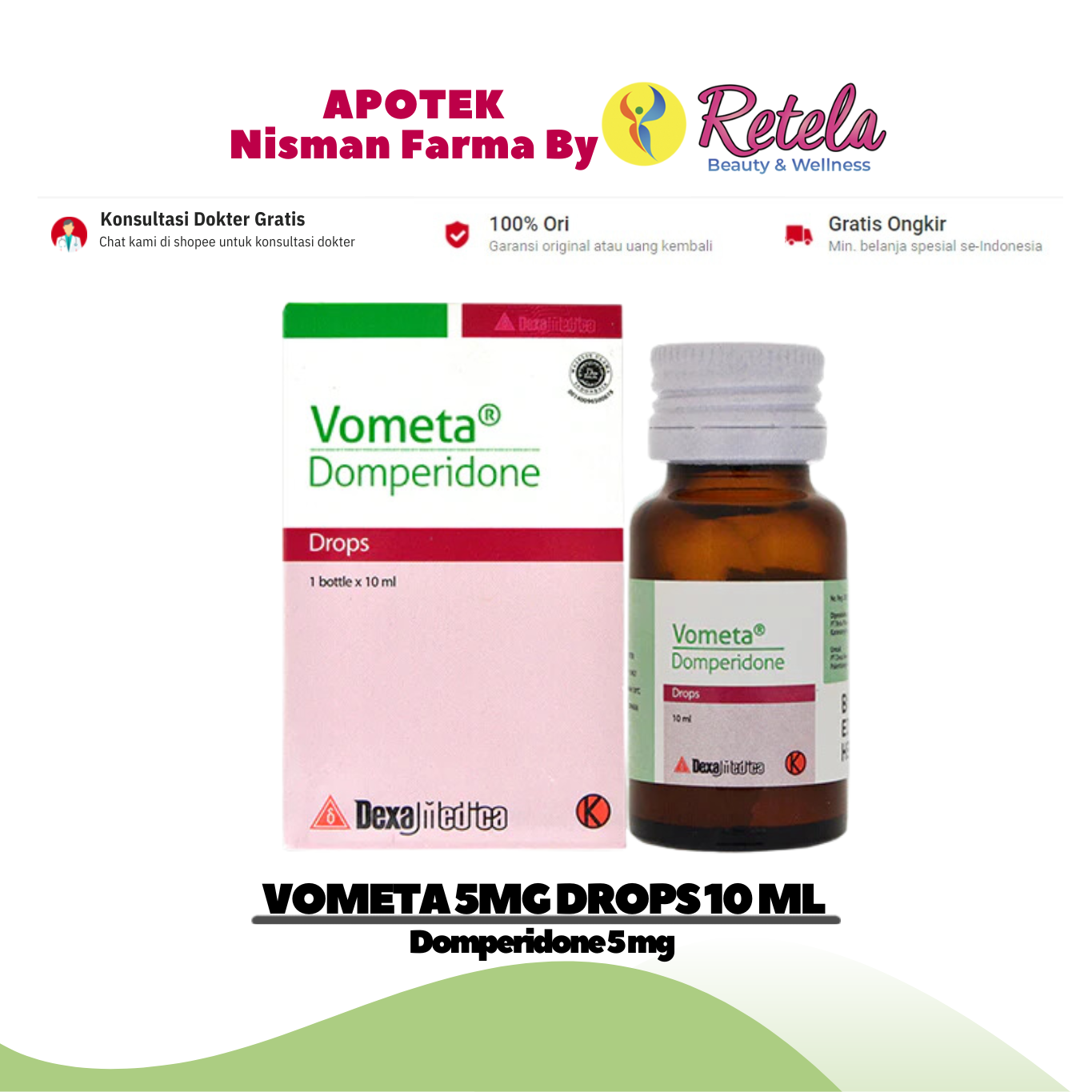 VOMETA 5MG DROPS 10ML ( Domperidone 5 mg )