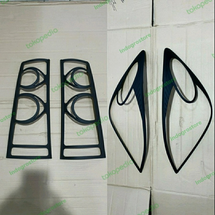 Garnish List Lampu Depan Belakang Mobil New Avanza / Xenia 2008 2009 2010 2011 HITAM