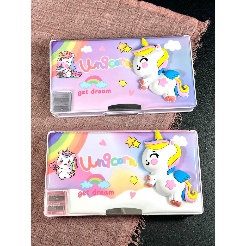 

(PCS) KOTAK PENSIL MAGNET XPM 553-7 UNICORN / KOTAK PENSIL UNICORN