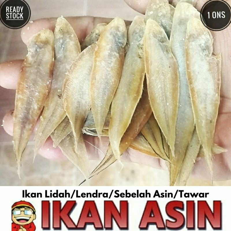 

Ikan Asin LIDAH / SEBELAH 100 gr cap TOKE BAGAN SIAPI API