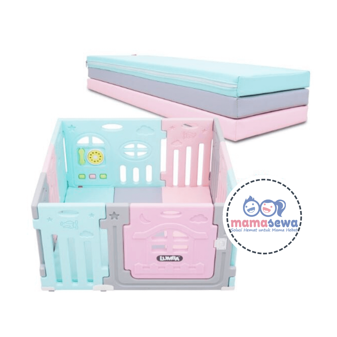 Play Fence Lumba 8+2 with Playmat by Mamasewa