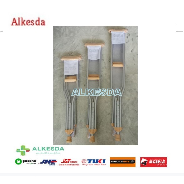 Kruk/Tongkat Kaki 1 Sepasang Merk Gea FS925 - Cructh Alat Bantu Jalan