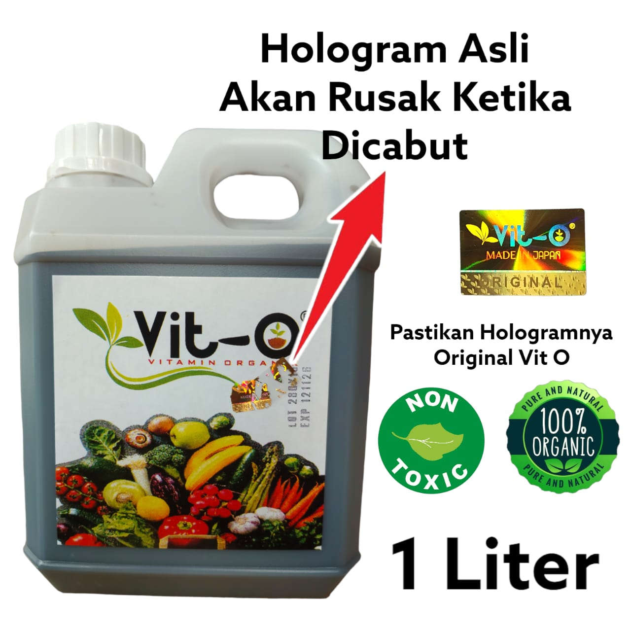 Pupuk Vitamin Tanaman Super VIT-O Nutrisi Segala Jenis Tanaman 1000ml