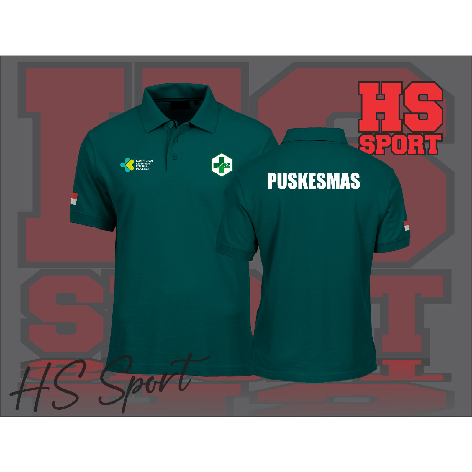 POLO SHIRT PUSKESMAS -  BAJU KERAH PUSKESMAS  - POLO KERAH PUSKESMAS