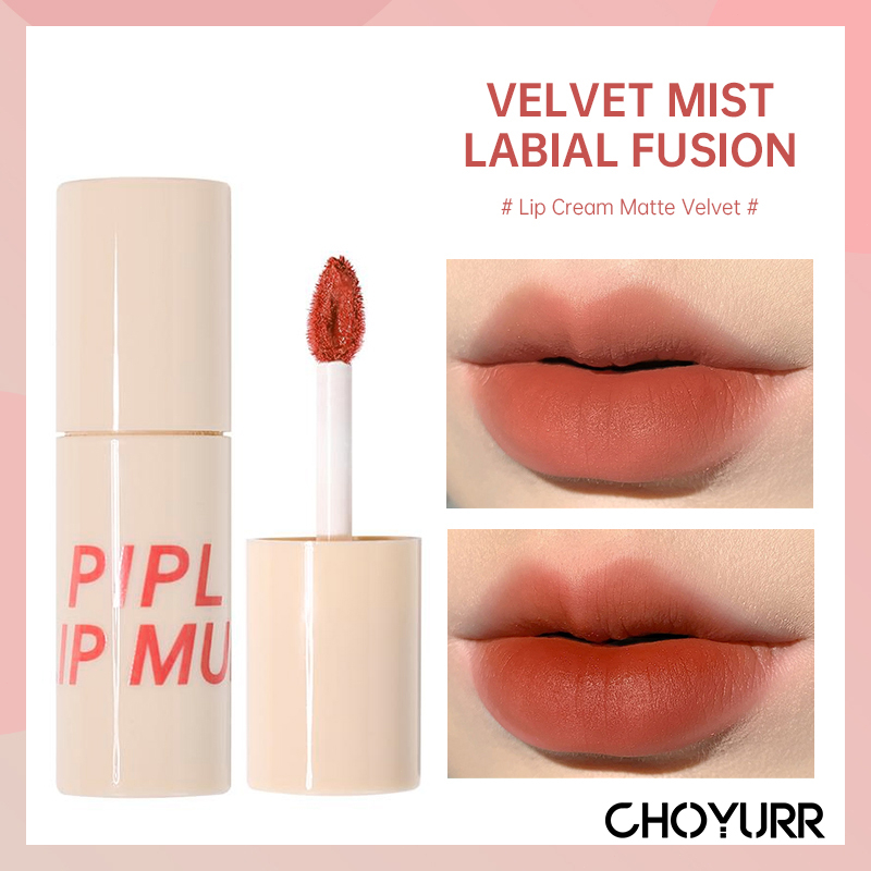 【COD】PIPL Lip Mud / Lip Clay Waterproof Lip Tint Long Lasting Mouse Lip Cream Matte Velvet Lipstick Tahan Lama Korean Import Kosmetik Bibir-CH