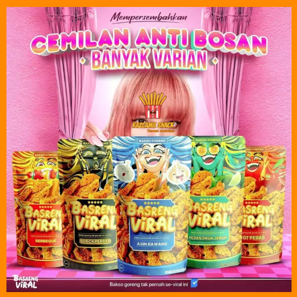 

Basreng Viral Snack Camilan Enak Kekinian