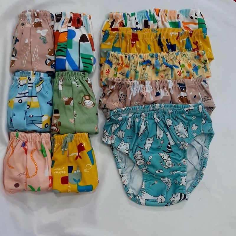 [FREE POUCH] 10 PCS CD Anak Libby/Velvet usia 2-5 th/Celana Dalam Anak Murah