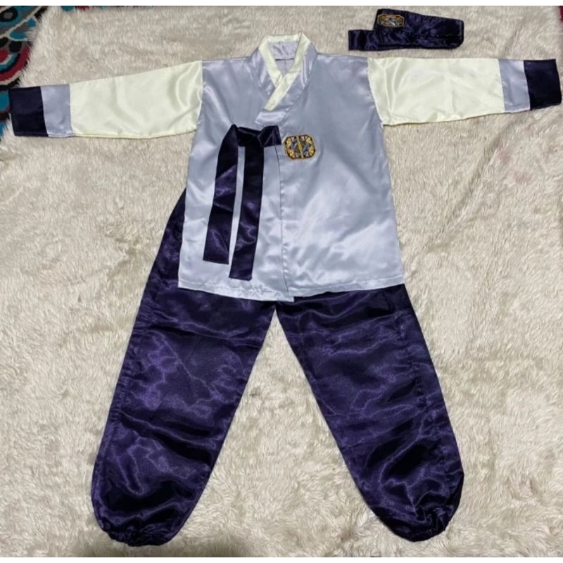 hanbok anak laki laki baju adat tradisional korea kostum costume